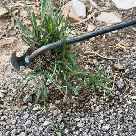 Weeding hoe with claws